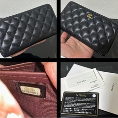 【掲載終了】CHANEL シャネルキャビアスキンマトラッセA50097ラウンドジップ長財布の画像