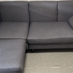 【運送可能】ダークグレー色ソファー　の画像