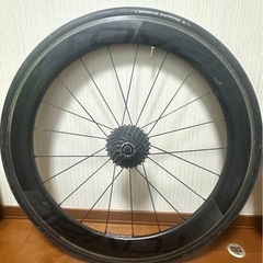 ロバールカーボンホイールcl64 リムブレーキクリンチャー前後の画像