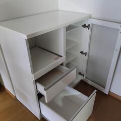 【美品】ニトリ レンジボード 食器棚の画像