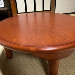 【交渉中】丸いちゃぶ台（折りたたみ）