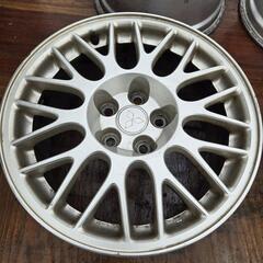 ランサーエボリューション　ランエボ　CT9A ランエボ７ランサーエボリューション７純正ホイール　 PCD114.3 8j ＋38 17インチの画像
