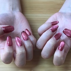バレンタインネイル❤️