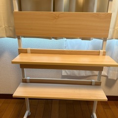 【売却済み】壁面ラック ウォール  Ruth ナチュラル×ホワイトの画像
