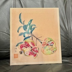 ざくろ　日本画　手書き　和風の画像