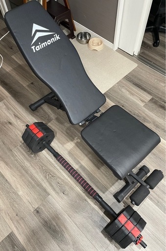 トレーニングベンチ　ダンベル