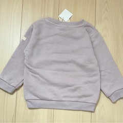 トップス　トレーナー　裏起毛　ハート　キッズ　子供　　90cm 　新品未使用の画像