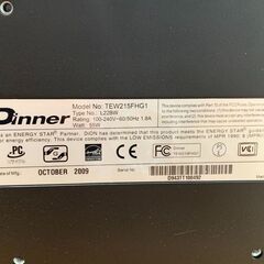 Dinner TEW215FHG1 液晶ディスプレイ 21.5インチ ディスプレイ モニター の画像