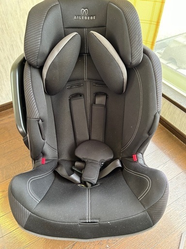 AILEBEBE ベビーシート ブラック シートベルト式