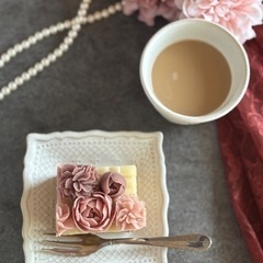【ふんわり春レッスン】ピオニーのフラワーケーキの画像
