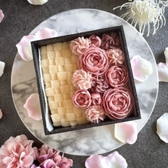 【ふんわり春レッスン】ピオニーのフラワーケーキの画像
