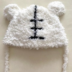 美品 ベビーニット帽 虎 タイガー ハンドメイド の画像