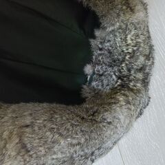 ラビット　ファーコート　Мサイズの画像
