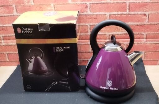【リサイクルストアスターズ吉野店】【中古】Russell Hobbs　ヘリテージケトル　電気ケトル　1.8L