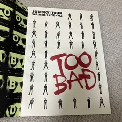 ジュンスカイウォーカーズ　TOO BADツアーパンフ等の画像