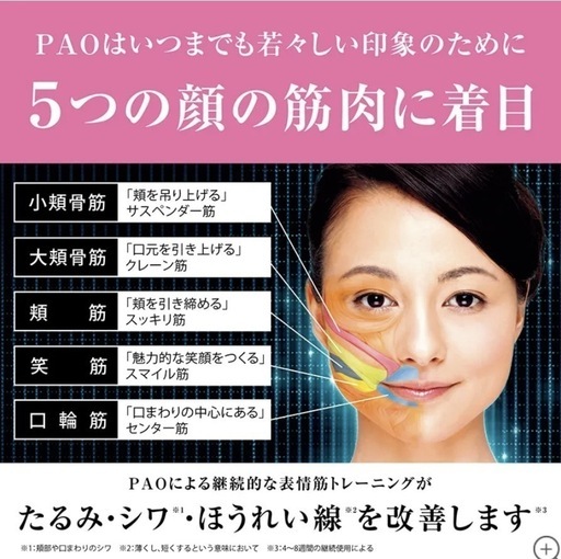 FACIAL FITNESS PAO 3 model 新品