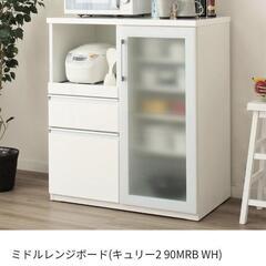 【美品】ニトリ レンジボード 食器棚の画像