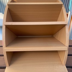 ★状態〇★ スリッパ入れ スリッパ 棚 キャスター付の画像