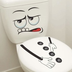 ⬛️ 面白 便座シート！⬛️ トイレのふた 貼付用シート⬛️ステッカー グラフィックの画像
