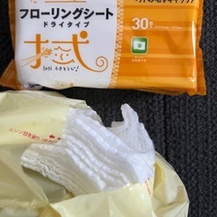 交換可能　フローリングシート　ドライシート　クイックルワイパーの画像