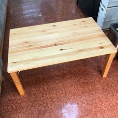 パイン材ローテーブル・折りたたみ式 | 無印良品