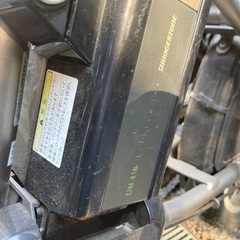 ブリヂストン　電動アシスト自転車　チャイルドシート付きの画像