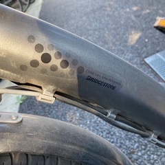 ブリヂストン　電動アシスト自転車　チャイルドシート付きの画像