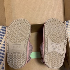 リボン付きファーブーツ13cm 新品の画像