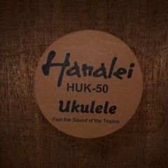 天)ハナレイ　ウクレレ　HUK-50 + やさしいウクレレ入門　本の画像