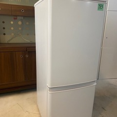 NO 783 🌈福岡市内配送設置無料✨🌈　2023年式 冷蔵庫 マットホワイト MR-P15H-W [幅48cm /146L /2ドア /右開きタイプ /の画像