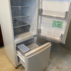 NO 783 🌈福岡市内配送設置無料✨🌈　2023年式 冷蔵庫 マットホワイト MR-P15H-W [幅48cm /146L /2ドア /右開きタイプ /の画像