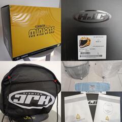 入手困難！限定 新品未使用HJC RPHA11 ミニオンズ オットー Lサイズ フルフェイスヘルメットの画像