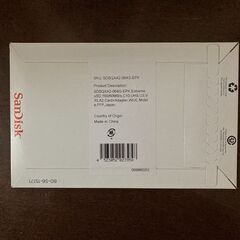 新品未使用未開封　SanDisk microSDXCカード 64GB SKU SDSQXA2-064G-EPK の画像