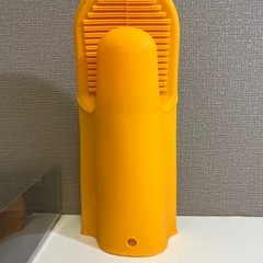 【A】02　シリコンミトンロング 鍋つかみ 耐熱ミトン オーブンミトン 未使用 オレンジ ①の画像