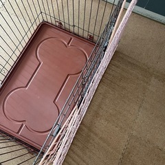 ペットサークル　ケージ　ゲージ　二つ連結