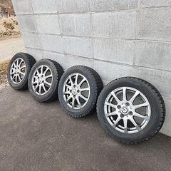 13インチ☆アルミホイール4本 スタッドレス付き
