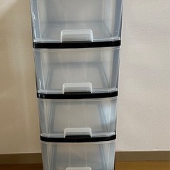 5段　プラスチック収納ケース
