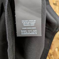 SAINT LAURENT  ロゴT シャツ ブラック 【ジャングルジャングルイズミヤ広陵店】の画像