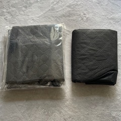 布団収納袋とキッチンラックの画像