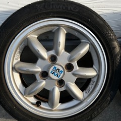 ミニライトタイヤホイールセット4本165/55r14の画像