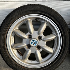 ミニライトタイヤホイールセット4本165/55r14の画像