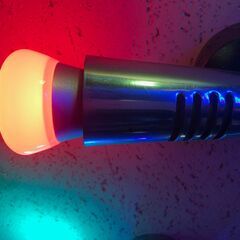 スポットライト＆LED照明（色赤・青・緑・黄・各中間色・連続グラデーション変化します）８個×コントローラー１個の画像