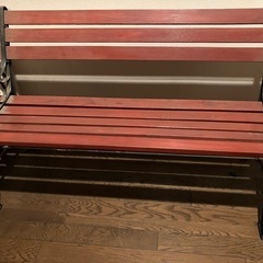 【お話し中】ベンチの画像