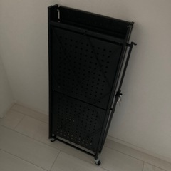 【交渉中】収納ラック　折りたたみ式　ブラック　