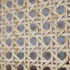 ラタン ダイニングチェア 籐の画像