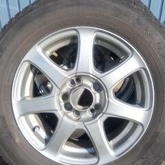 14インチPCD100 4穴 5穴用アルミホイール４本の画像