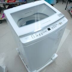 洗濯機　ｲﾝﾊﾞｰﾀｰ　8㎏　アクア　AQW-V8P（W）　未使...