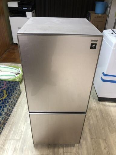 【松本市引き取り限定】SHARP２ドア冷凍冷蔵庫（ノンフロン）