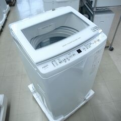 洗濯機　ｲﾝﾊﾞｰﾀｰ　7㎏　アクア　AQW-V7P（W）…