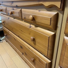 カントリー風タンス3段の画像